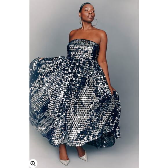 Eloquii Paillette Dress With Big Skirt Size 22 NWT - Picture 13 of 13